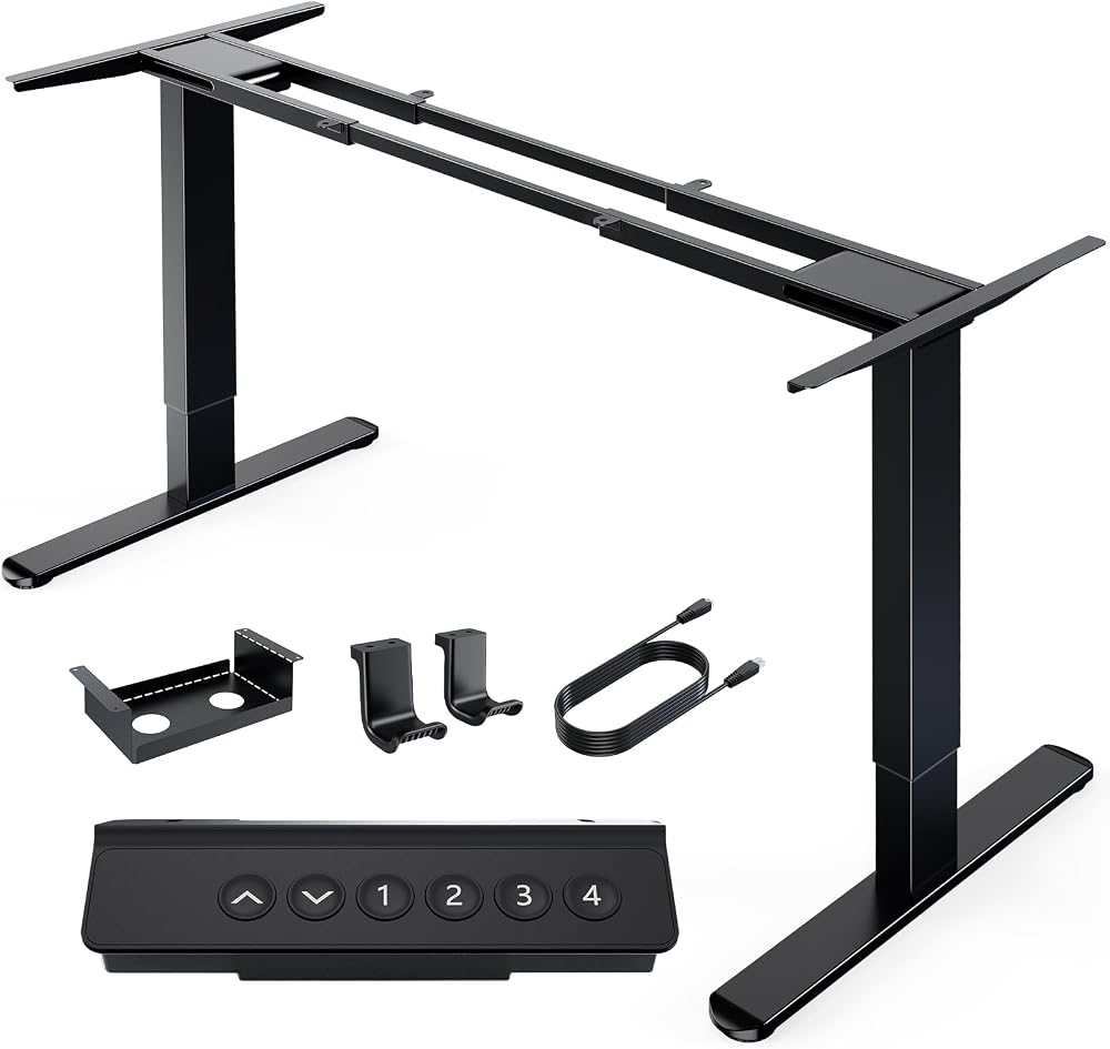 Electric Standing Desk Frame, Dual Motor (Open Box)