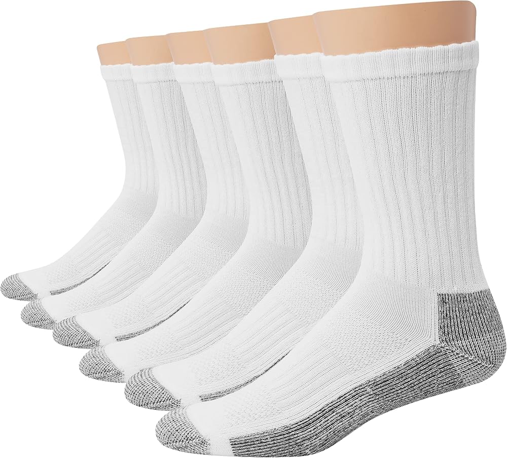 Hanes Men's ComfortSoft Crew Socks (6 Pairs)