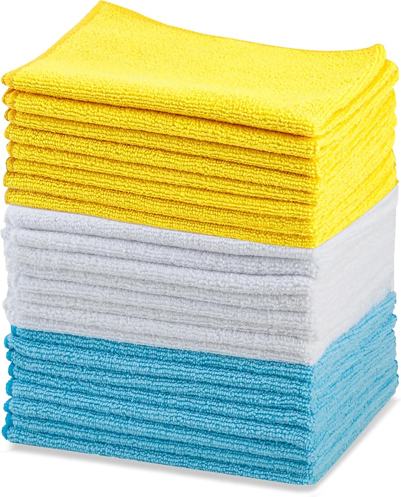 Amazon Basics Microfiber Cleaning Cloths (24 Pack)